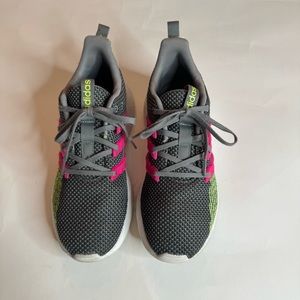 Adidas Questar Flow Gray Pink Running Shoe Size 7.5